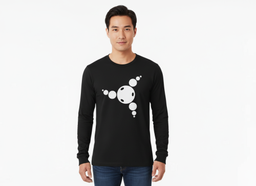 SM Logo Long Sleeve Tee Black