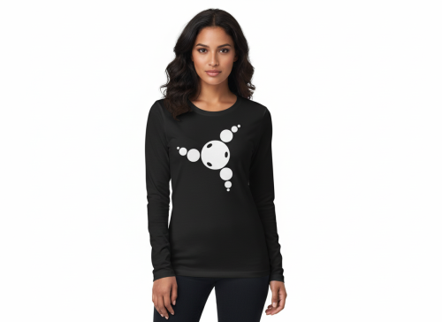 SM Logo Long Sleeve Tee Black